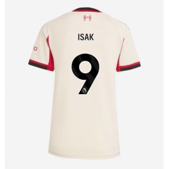 Billige Fotballdrakt Liverpool Alexander Isak #9 Replika Bortedrakt Dame 2025-26 Kortermet